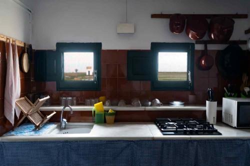 Η κουζίνα ή μικρή κουζίνα στο Casa Cusa