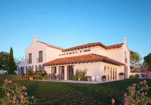 En have udenfor Villas L Orée de Milady