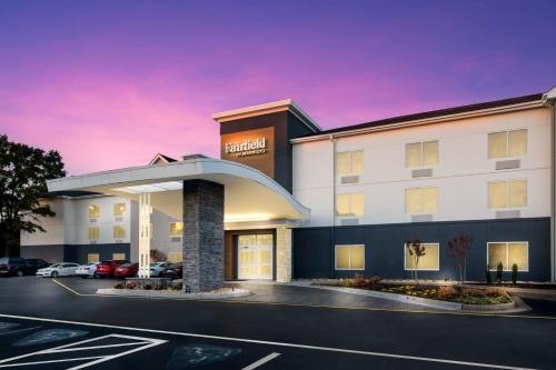 a rendering of a hotel with a parking lot at Fairfield by Marriott Chesapeake in Chesapeake