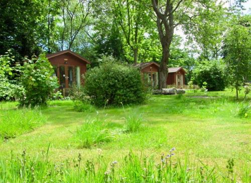 Zahrada ubytování Elm Lodge