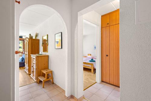 Ein Bett oder Betten in einem Zimmer der Unterkunft Rosablanche B12-B13 - 4 pers - au pied des pistes