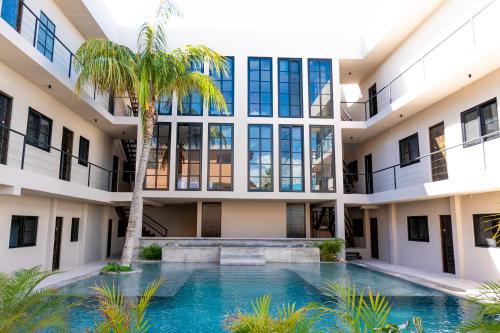 Bazén v ubytování Hotel Macondo Estilo Holbox nebo v jeho okolí