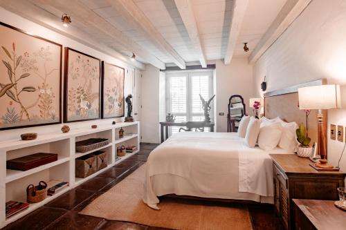 Postel nebo postele na pokoji v ubytování Amarla Boutique Hotel Cartagena