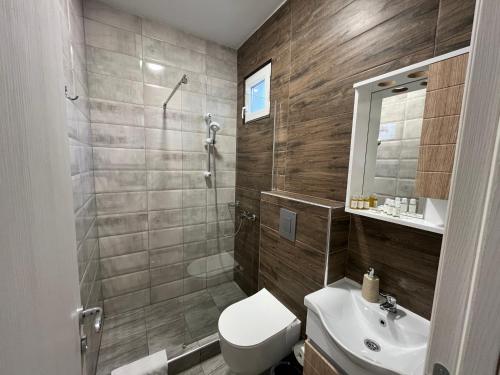 Koupelna v ubytování Apartmani Bosfor