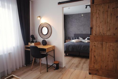 Postel nebo postele na pokoji v ubytování MD luxury
