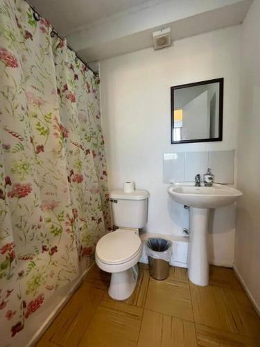 Koupelna v ubytování Apartamento amoblado 338 Ovalle