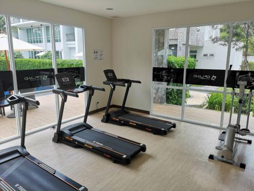 Fitness centrum a/nebo fitness zařízení v ubytování Courtyard Khaoyai By SW