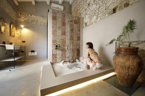 Koupelna v ubytování ISONZO SUITES