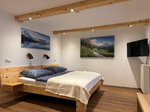 Voodi või voodid majutusasutuse Haus Edelweiss toas