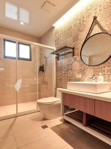 Un baño de 好室一庒House in field宜蘭獨棟平房民宿 可包棟