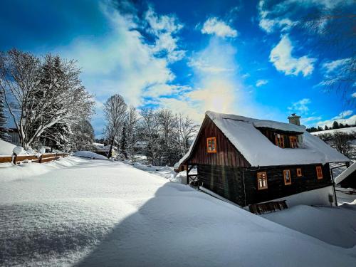Traditional deer Cabin with Sauna - Chata Srňacie