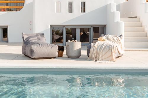 Πισίνα στο ή κοντά στο Nymphée Luxury Villas