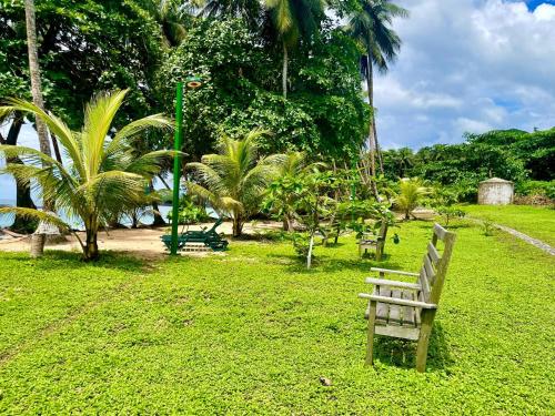 Ein Garten an der Unterkunft Domus Praia Jalé