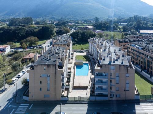 Nespecifikovaný výhled na hory nebo výhled na hory při pohledu z apartmánu