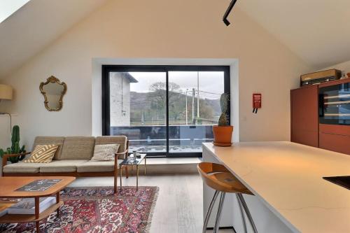Posezení v ubytování Appartement (8 pers.) design.
