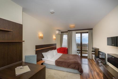 Postel nebo postele na pokoji v ubytování St George Ski & Holiday - Half Board & All Inclusive