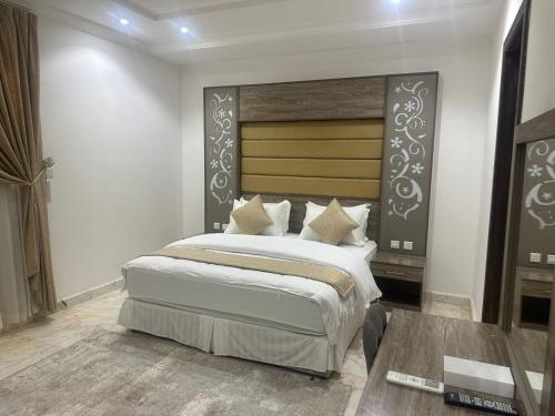 Katil atau katil-katil dalam bilik di فندق لجين الفرسان lojain Alfursan hotel