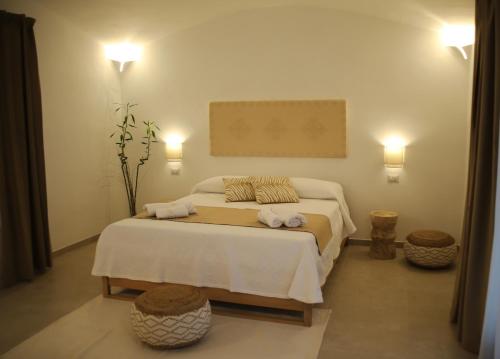 Postel nebo postele na pokoji v ubytování Villa Agostina