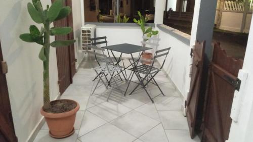 Patio nebo venkovní prostory v ubytování Maison de vacances baca vue sur mer