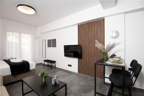 LP Citycenter Suite tesisinde bir televizyon ve/veya eğlence merkezi