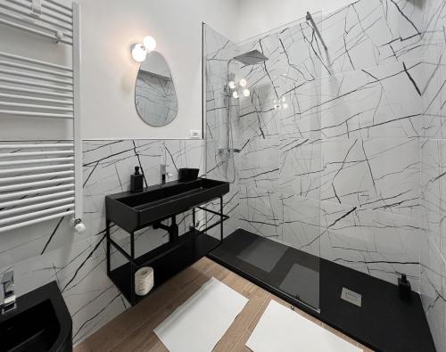 Ett badrum på Apartment Sofia