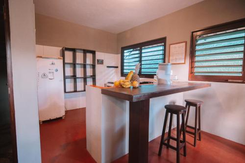 Una cocina o cocineta en La Serena Hostel