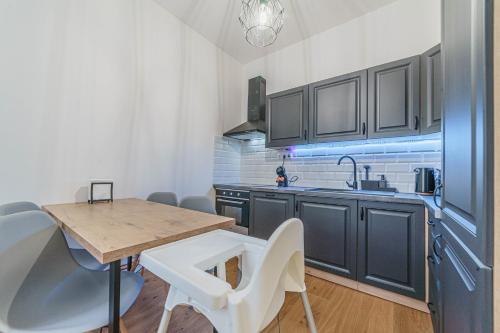 Η κουζίνα ή μικρή κουζίνα στο Apartmán náměstí Karviná