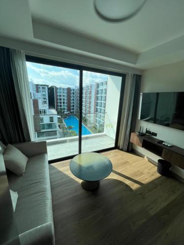 Χώρος καθιστικού στο The One Chiang Mai Condo