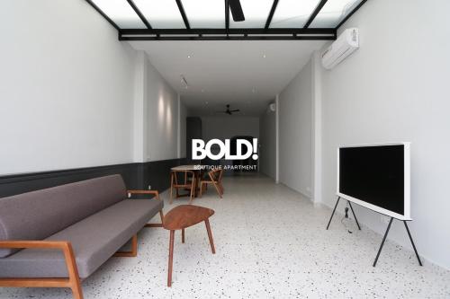 Χώρος καθιστικού στο BOLD! apartment @ Riverside