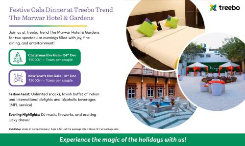 a screenshot of a flyer for a hotel at Treebo Trend The Marwar Hotel & Gardens in Jodhpur