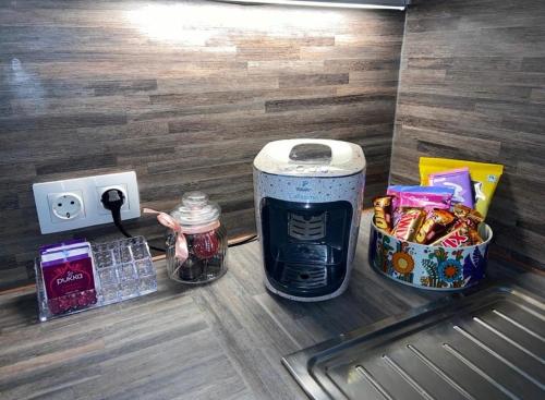 Kuchyňa alebo kuchynka v ubytovaní Romantik Apartment Graz