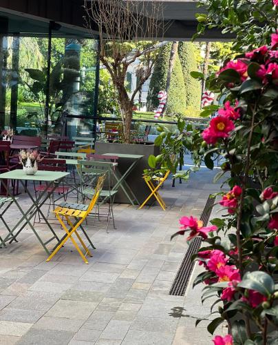 Κήπος έξω από το Hotel Giardino Verdi