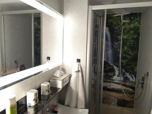 Koupelna v ubytování Appartement Herrlich