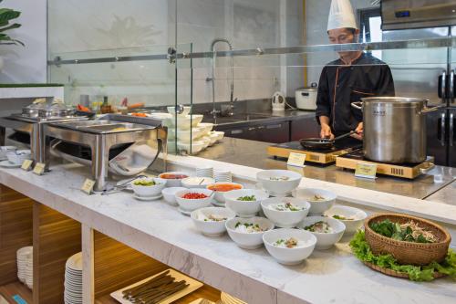 Mad på hotellet eller i nærheden