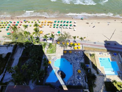 Vedere de sus a Flat Golden Beach Recife