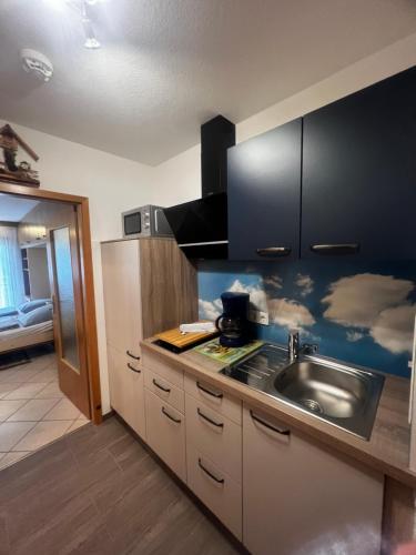 A kitchen or kitchenette at Appartementvermietung Wiesmann