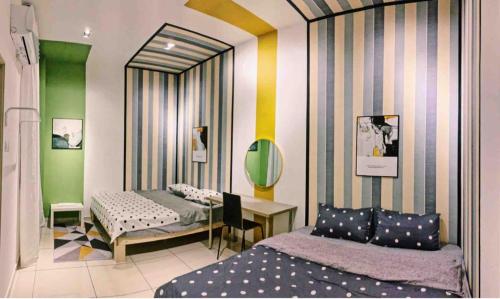 Krevet ili kreveti u jedinici u objektu Paradise Villa Kempas Utama