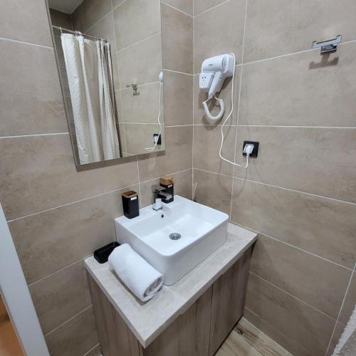Koupelna v ubytování PIK Apartmani - Milmari
