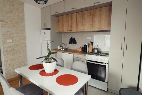 Кухня или мини-кухня в Luna Apartment by Sienna
