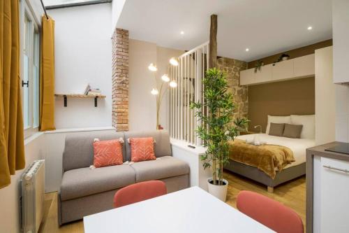 Typical Parisian Studio in Le Marais#4 pers