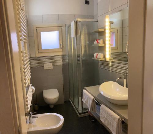 Koupelna v ubytování B&B Nuova Ostiglia