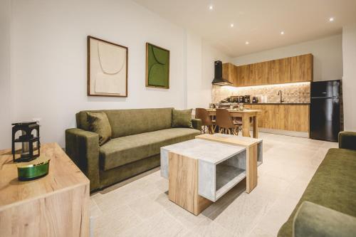 Η κουζίνα ή μικρή κουζίνα στο Καλλιστώ apartments