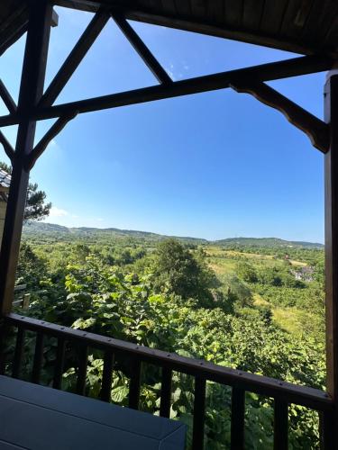 una vista dal balcone di una casa colonica di Ağva Bungalov Adult Only a Şile