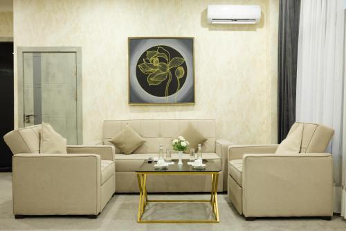 Posezení v ubytování ART RESIDENCE Hotel
