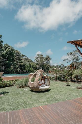 Κήπος έξω από το Aysú Trancoso Boutique Hotel