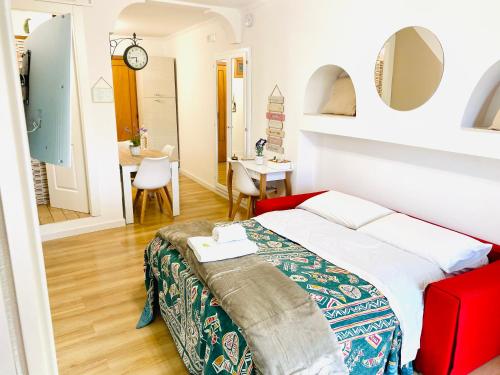 Postel nebo postele na pokoji v ubytování SuiteCorso