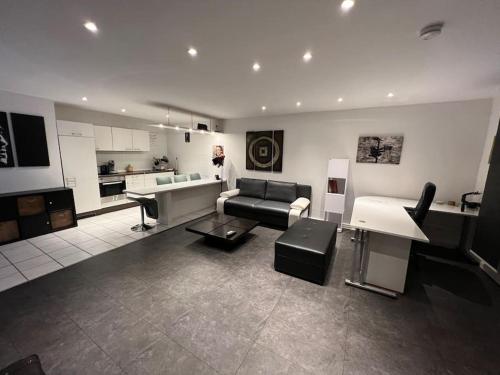 Kuchyň nebo kuchyňský kout v ubytování EG Wohnung mit eigenem Eingang