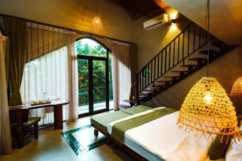 Ένα ή περισσότερα κρεβάτια σε δωμάτιο στο Maida Lodge