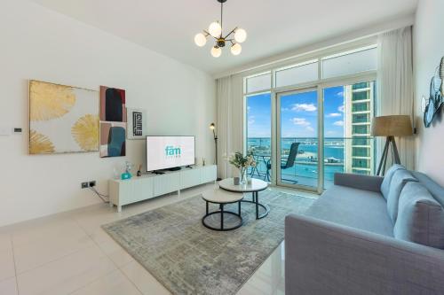 FAM Living – Beachfront Getaway in Emaar Beachfront – Private Beach Access and Luxury Amenities