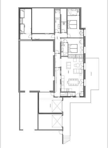 Appartements Chalet Lauranoure Centre Stationの見取り図または間取り図